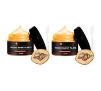 Genikeer Pâte Torche Brûlante, 120ml Torch Paste Bois, Torch Paste Burning Wood pour La Création Pyrogravure, Gel De Combustion du Bois, Marqueur De Brûlure Crème Gravure Non Toxique