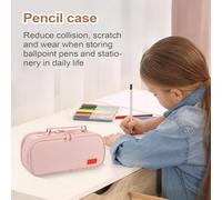 Genikeer Trousse À Crayons Grande Capacité | Pochette À Crayon Portable Grande Capacité | Accessoires de Bureau pour École Maison Voyage Bibliothèque Salle de Classe Dorm