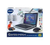 VTech Ordinateur éducatif GENIO MAX écran 7" 10 jeux métiers Mixte 5 à 12 ans Argent