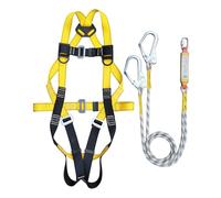 Génique protection contre chute libération rapide harnais de sécurité | Ceinture de sécurité avec courroie corporelle complète - Pignon d'escalade arbre réglable à transmission et l