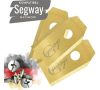 Genisys 18 lames de rechange en titane compatibles avec Segway Navimow Ti3 0,75mm Lames de rechange - LongLife - 1 trou incassable [testé selon la norme DIN EN 50636]