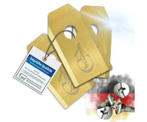 Genisys 30 Titane Lames de Rechange Compatible avec Segway Navimow Ti3 0,75 mm Lames de Rechange - LongLife - 1-Trou à la Rupture [DIN en 50636 vérifié]