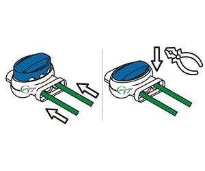 Genisys Compatible avec Bosch Indego ® connecteur de câble réparation de Fil Pinces de Connexion Robot Tondeuse - étanche | Original 3M, Content:20x314
