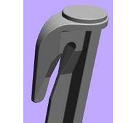 Genisys Crochets pour tondeuse robot - Kit de fixation pour câble de délimitation - Support de câble de recherche Gardena Bosch Husqvarna Worx Honda ROBOMOW iMow (100)