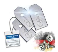 Genisys Lame de rechange compatible avec les lames de tondeuse robot Gardena Sileno - Acier inoxydable LongLife - Incassable [conforme à la norme DIN EN 50636] : 18
