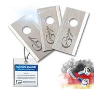 Genisys Lames de rechange en acier inoxydable compatibles avec les robots tondeuses Terramow de Anker - LongLife - 1 trou incassable [DIN EN 50636] : 30