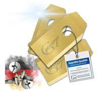 Genisys Lot de 30 lames de rechange en titane compatibles avec les lames de robot tondeuse Husqvarna Automower - LongLife - Incassables - Certifiées DIN EN 50636