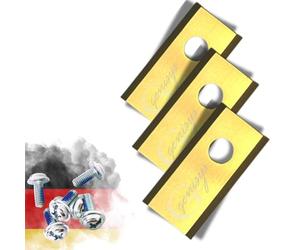 Genisys Lot de 30 lames de rechange en titane compatibles avec robot tondeuse LUX-Tools A-RMR-300-24 - LongLife - 1 trou incassable - Conforme à la norme DIN EN 50636