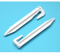 GenisysCrochets clous dégradables compatibles avec LANDROID de WORX Câble fixation piquets pourris dissolvant ancres de terre - HQ Pièces:1000