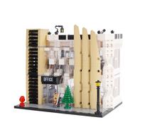 Geniteen Ensemble de Blocs de Construction pour Immeuble de Bureaux, 1499PCS Modèle de Construction Créatif Vue de Rue Architecture Jouet (Bureau)
