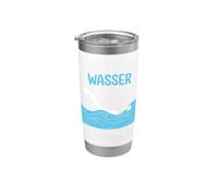 Génitif dans l'eau parce que c'est datif - Grammaire drôle Gobelet isotherme en acier inoxydable double paroi