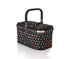 Genius 14260 Falko Panier d'achat Tissu/Aluminium Multicolore 48 x 28 x 27 cm
