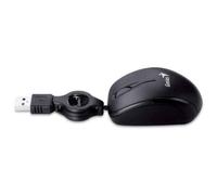 Genius 31010125100 Maus Micro Traveler V2 black, Notebookmaus, optisch, 1000 DPI, USB , nur 74mm groß