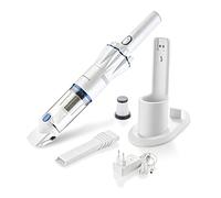 Genius A28178 Invictus One Version 1.0 Set 9 pièces Blanc - Aspirateur à Main sans Sac et sans Fil 90 W Moteur BLDC + Accessoires, PP, Acier Inoxydable