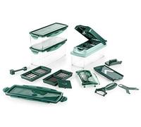 Genius A33886 Nicer Dicer Plus 18 pièces, Plastique, Vert émeraude, 26 x 9 x 13 cm