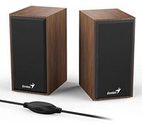 Genius Enceintes PC SP-HF180 6W Bois Filaire Noir