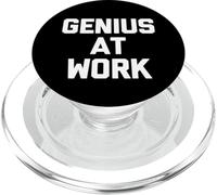 Genius at Work - Dire drôle Sarcastique Cool Intelligent Fantaisie PopSockets PopGrip pour MagSafe