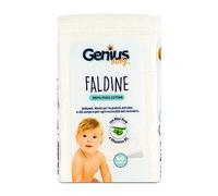 Genius Baby Faldine avec Aloe Vera et Vitamine B5 - 100% pur coton - Apaisant, hydratants et émollients - Lot de 60