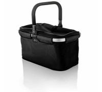 Genius Cabas / Panier pour Courses " Falko " Noir avec Poignée Fermeture Éclair