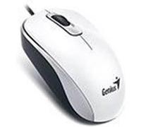 Genius DX-110 - Souris - droitiers et gauchers - optique - 3 boutons - filaire - USB - blanc Blanc G