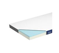 Genius Eazzzy Surmatelas Classic 80 x 200 cm Hauteur 7 cm H2 H3 - Surmatelas orthopédique pour Matelas et lit à sommier tapissier en Mousse Gel | Surmatelas 80 x 200 cm pour Personnes allergiques +