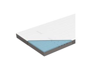 Genius Eazzzy Surmatelas Deluxe 120 x 200 x 9 cm H2 H3 - Orthopédique en Mousse Gel pour Matelas et Sommier Tapissier | Pour Personnes Allergiques avec Housse