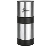 Genius G7 coupe-ail, presse-ail, hachoir à ail, acier inoxydable poli, Garlic Press Crusher, coupe l'ail en cubes sans effort