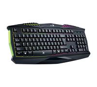 GX Gaming Scorpion K220 - Clavier - rétroéclairé - USB - Tchèque - noir