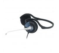 Genius HS-300N, casque avec microphone, contrôle du volume, noir, prise jack 3,5 mm