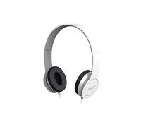 Genius HS-M430 Casque audio pliable avec câble plat/micro pour Smartphone Blanc