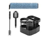Genius Invictus WD7 Lot de 4 accessoires pour aspirateur sec et humide sans fil, rouleau de brosse, brosse de nettoyage, boîte de rangement, peigne de nettoyage