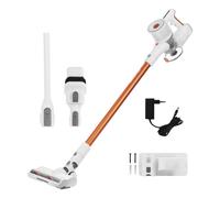 Genius Invictus X5 Facelift Balai électrique Batterie Sec HEPA Sans sac 0,5 L Orange, Blanc