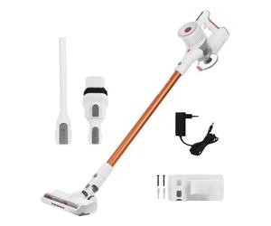 Genius Invictus X5 Facelift Balai électrique Batterie Sec HEPA Sans sac 0,5 L Orange, Blanc
