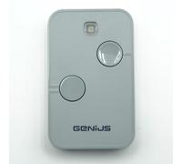 GENIUS KILO N TX2 787034 - Télécommande 2 canaux grise pour portails et garage - 868 MHz - Rolling Code - Remplace la KILO TX2 6100332 + 1 Goodies DOMOBIP (Lot de 1, KILO N TX2)