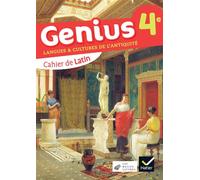 Genius latin 4e - Ed. 2023 - Cahier-manuel de l'élève - Elisa Bel - Hatier - broché - Scolaire / Universitaire