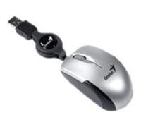 Genius Micro Traveler - Souris - optique - 3 boutons - filaire - USB - argent G