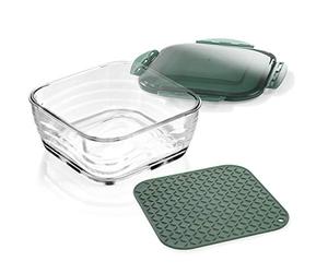 Genius Nicer Dicer Chef Bol en verre avec couvercle