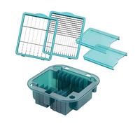 Genius Nicer Dicer Chef Professional Kit d'accessoires pour coupe-légumes 5 pièces avec insert de rangement, inserts de couteau, protection pour inserts de couteau,