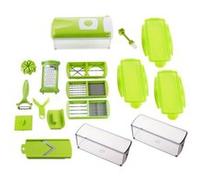 Genius Nicer Dicer Plus | 18 pièces | Kiwi | Trancheuse Multifonction | Découpe-Fruits et légumes