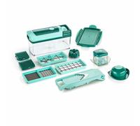 GENIUS Nicer Dicer Fusion + Slicer 13 Pièces Multifonction Coupe Légumes