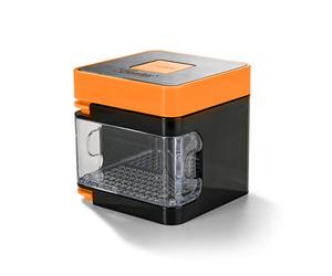 Genius Nicer Dicer Spicy A34156 Coupe-légumes 4 pièces Trancheuse à oignons Couleur orange