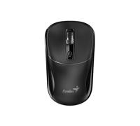 Genius NX-7123 Copilot AI Wireless Mouse, 2.4 GHz with USB Receiver, 1200 DPI, 4 Button with Scroll Wheel, Ambidextrous Design, Black