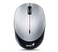 GENIUS NX-9000BT Silver optical Bluetooth 4.0 wireless mouse 1200 DPI BlueEye with 3 button scroll wheel and -320 mAh Li-polymer battery