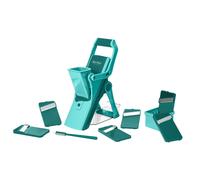 Genius Nicer Dicer Mando Lot de 12 coupe-légumes pour légumes et concombres, Mandoline végétale avec 6 lames interchangeables pour tranches Julienne