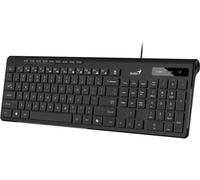 Genius Slimstar 230 II, Clavier, filaire, USB, disposition CZ+SK, touches Copilot, noir