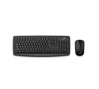 Genius Smart KM-8100, Ensemble clavier et souris optique sans fil, AAA, US, classique, 2.4 [Ghz], sans fil, noir