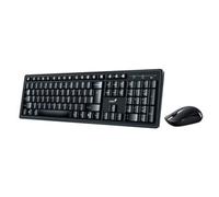 Genius Smart KM-8200, Ensemble clavier et souris optique sans fil, 1x AA, 1x AAA, US, classique, touches programmables