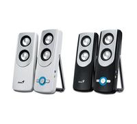 Genius SP-i350 Multimedia Speaker System 2,0-channel haut-parleurs 2,0 (10 W 80 Db AAA 709 g MP3 player/player/CD/DVD player) Notebook Noir