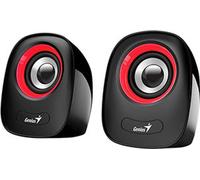 Genius SP-Q160 - Haut-parleurs - pour PC - 6 Watt (Totale) - rouge