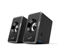 Genius SP-U125 Haut-parleur stéréo alimenté par USB avec prise casque audio 3,5 mm, gris
